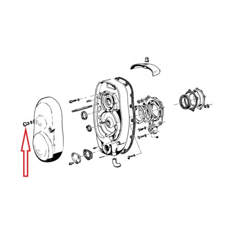 ecrou de 38mm de long et tete de14mm