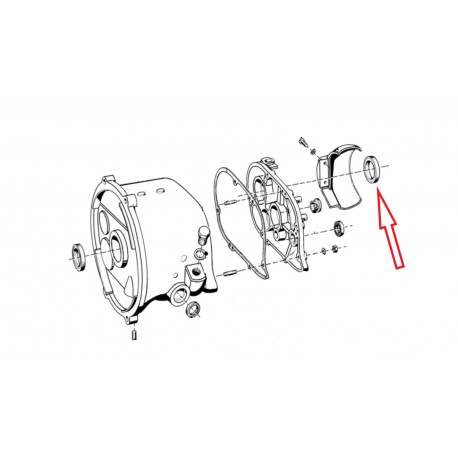 Capuchon de joint en feutre boîte de vitesse pour BMW R25-R25/3 et R51/2