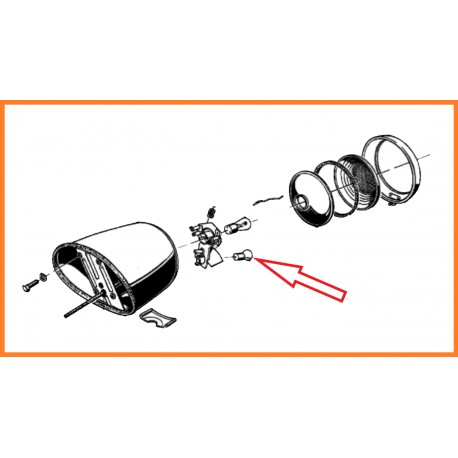 ampoule eclairage de plaque d'immatriculation