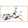 Vis M5 x 18 pour anneau de phare