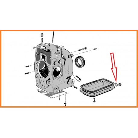 Joint d'étanchéité pour vis de vidange d'huile, M14x18