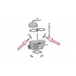 Guide de soupape, L 43 mm Ø 13,20 mm