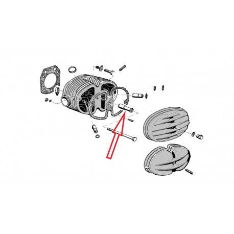 Douille pour culasse BMW R68 - R69S