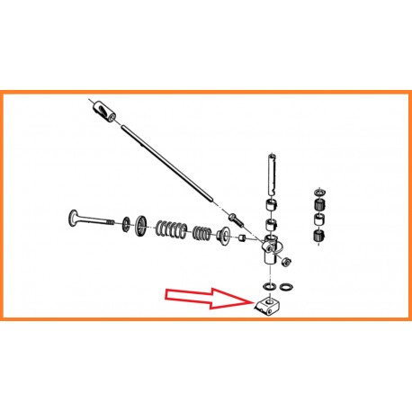 Support d’arbre de culbuteur R50 - R60/2