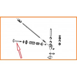 soupape d'admission pour clavette  a 2 rainure