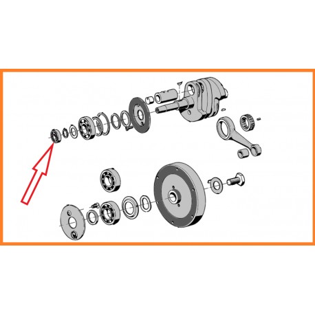 roulement avant de villebrequin17x40x12