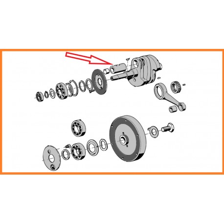 Goupille de levage pour BMW R68, R69