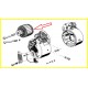 Rotor d'alternateur 6V pour cône de 17mm