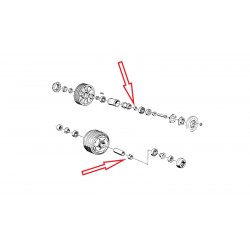 Rondelle entretoise 7.15 mm