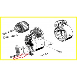 Jeu de 2 charbons de dynamo 6V 60W