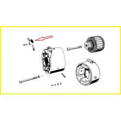 Jeu de 4 charbons de dynamo 12V